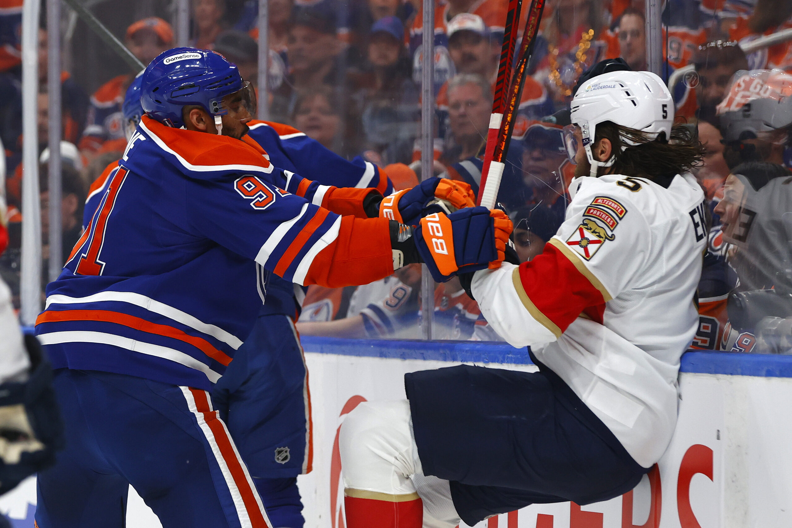 Evander Kane Edmonton Oilers Aaron Ekblad Florida Panthers