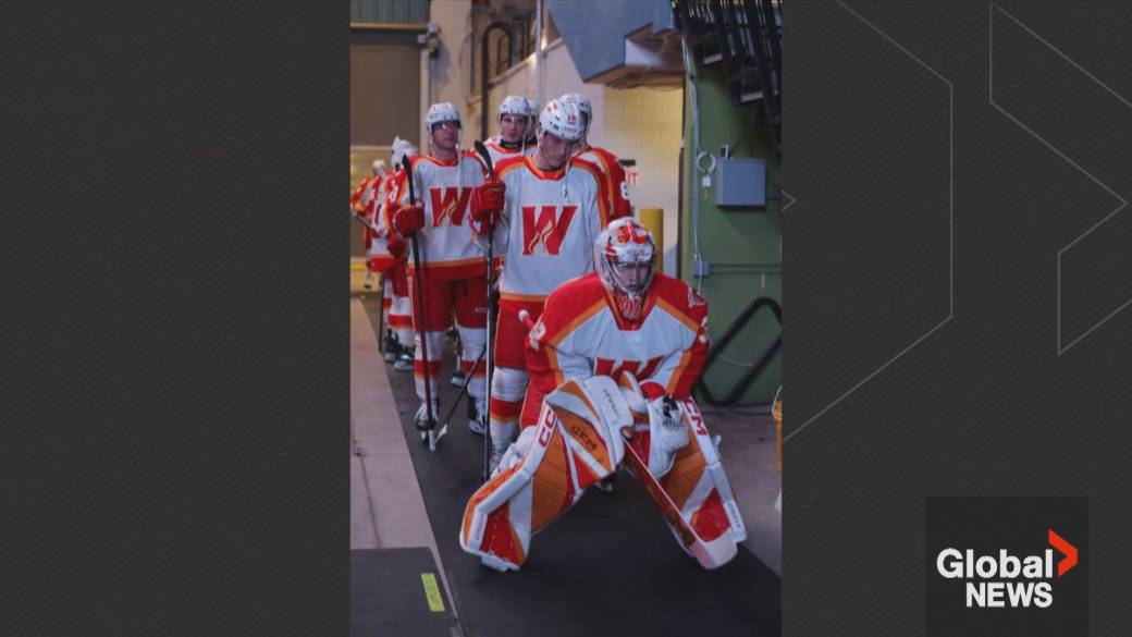 Click to play video: 'Calgary Wranglers gear up for second round of playoffs'