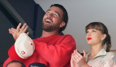 Taylor Swift and Travis Kelce Hold Hands at Stanley Cup Finals