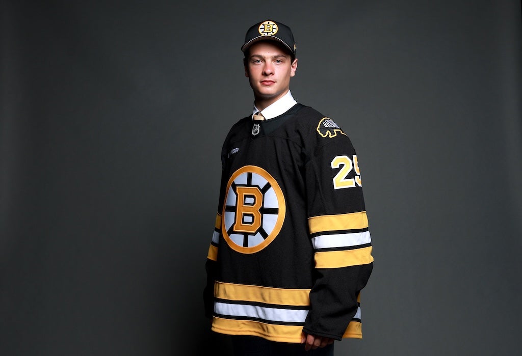 What is the timeline for new Bruins prospect James Hagens? - 98.5 The Sports Hub