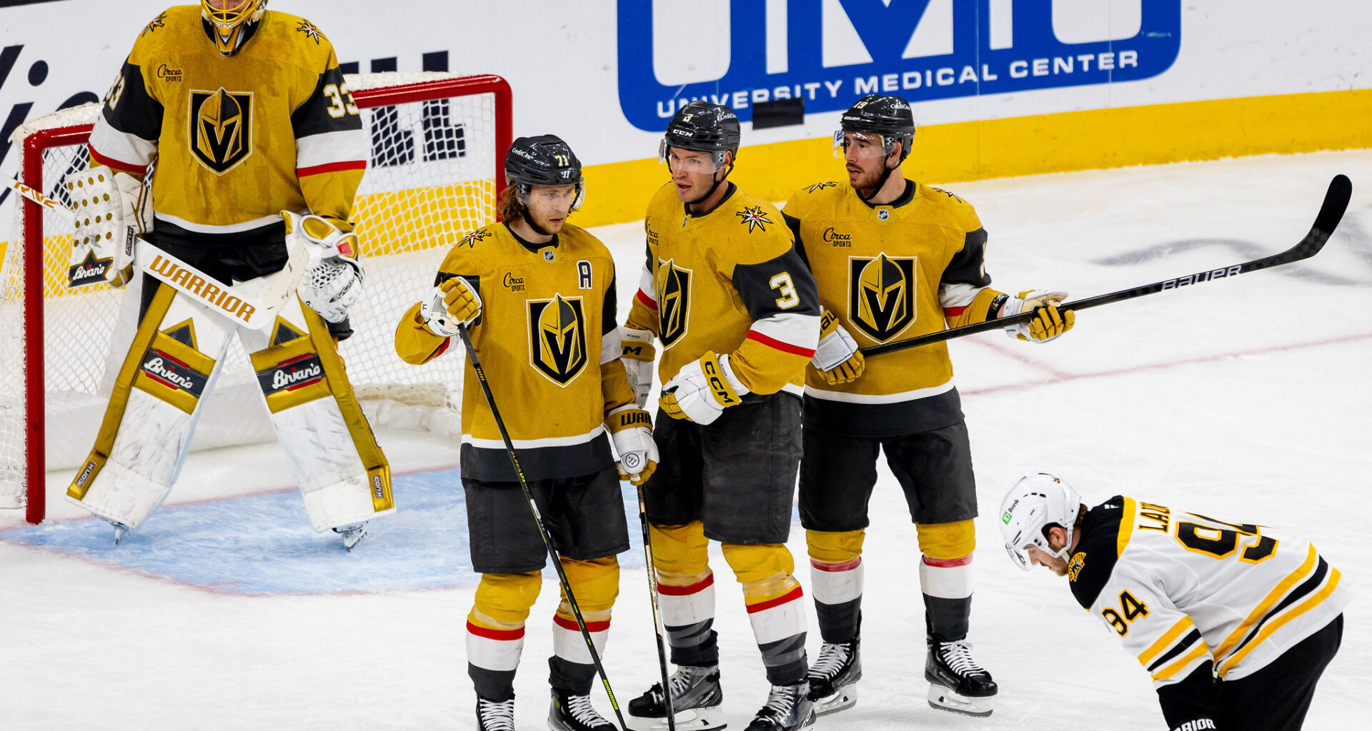 VGK Ride Dorofeyev's Hat Trick, Karlsson's Return For 5-1 Win Over Boston Before Announced 18,225 Thursday