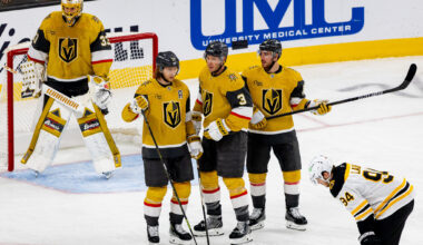 VGK Ride Dorofeyev's Hat Trick, Karlsson's Return For 5-1 Win Over Boston Before Announced 18,225 Thursday