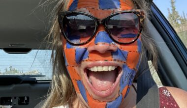 More shots of Oilers fans across the NWT