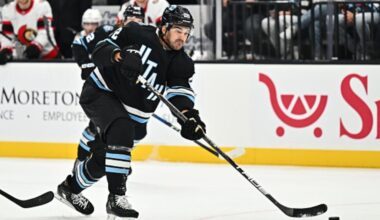 Jack McBain #22 Utah Hockey Club...