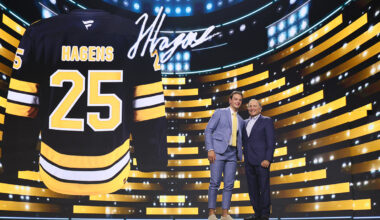 Bruins take BC star James Hagens with No. 7 pick – NBC Sports Boston