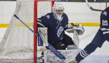 Handing out the 2025 boys and girls prep hockey awards