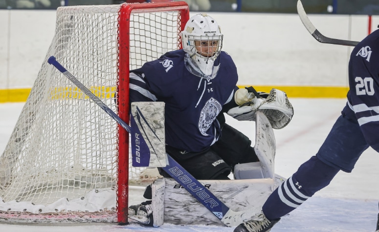 Handing out the 2025 boys and girls prep hockey awards