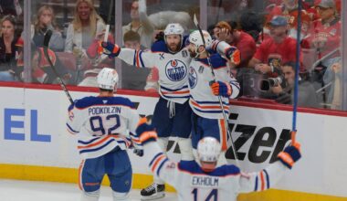 Edmonton Oilers beat Florida Panthers 5-4 in overtime to tie Stanley Cup final