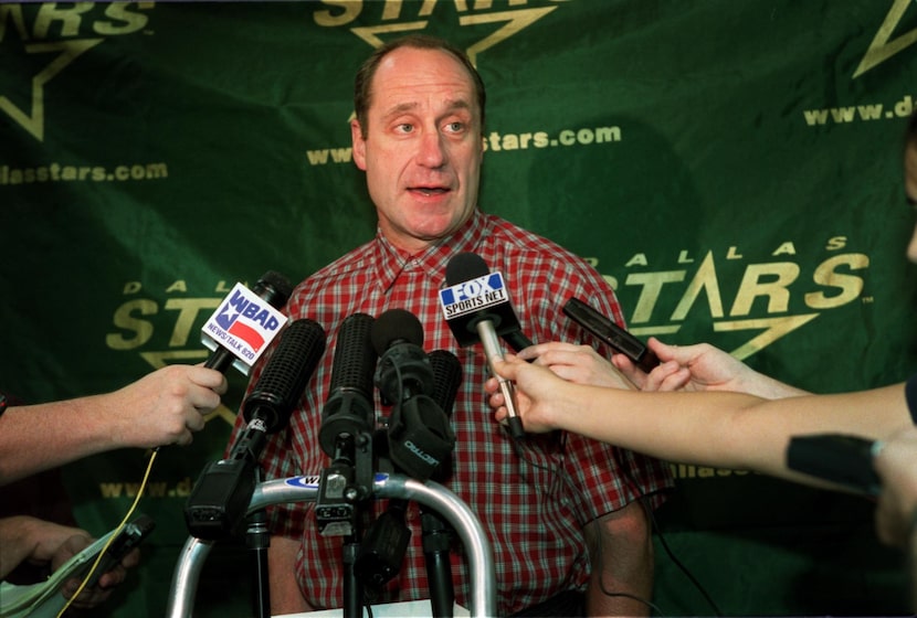 Bob Gainey, pictured here as the Stars' general manager in 2001, has agreed to rejoin the...