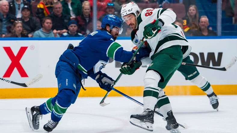 Freddy Gaudreau - Minnesota Wild at Vancouver Canucks