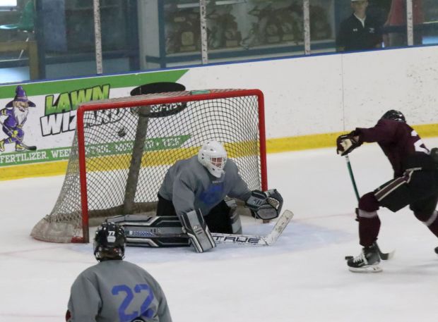 The annual high school ice hockey summer league held at...