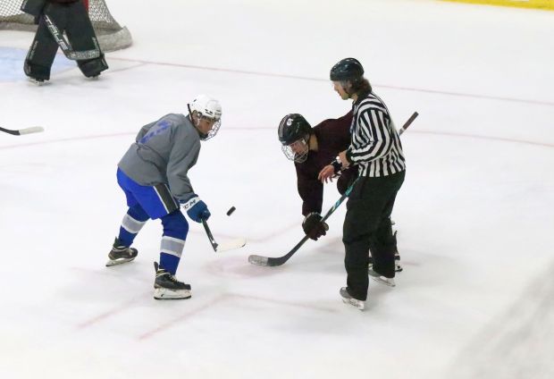 The annual high school ice hockey summer league held at...