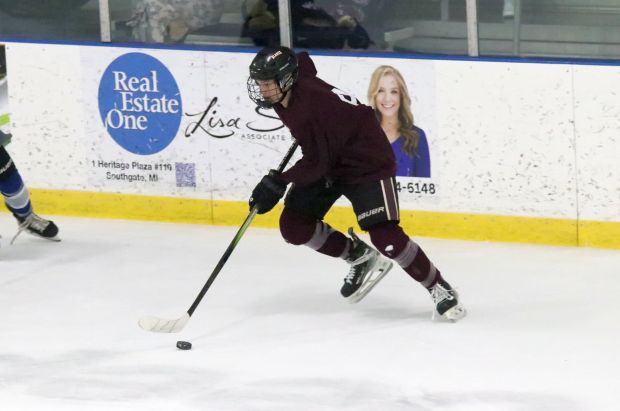 The annual high school ice hockey summer league held at...