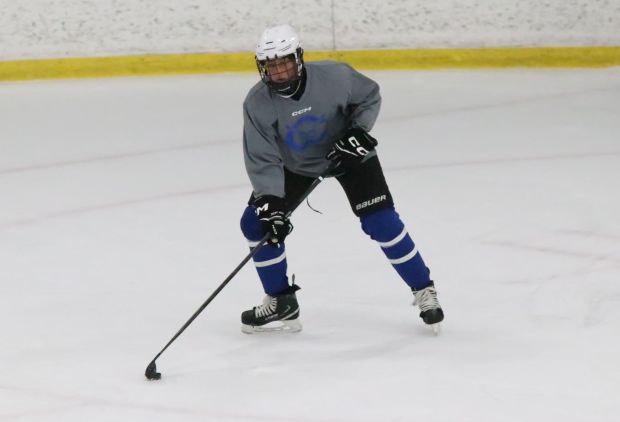 The annual high school ice hockey summer league held at...