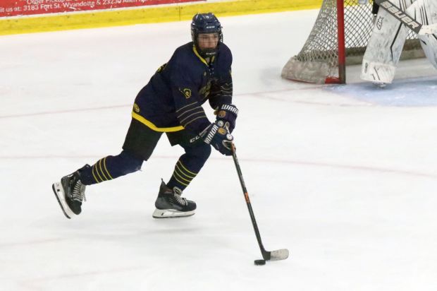 The annual high school ice hockey summer league held at...