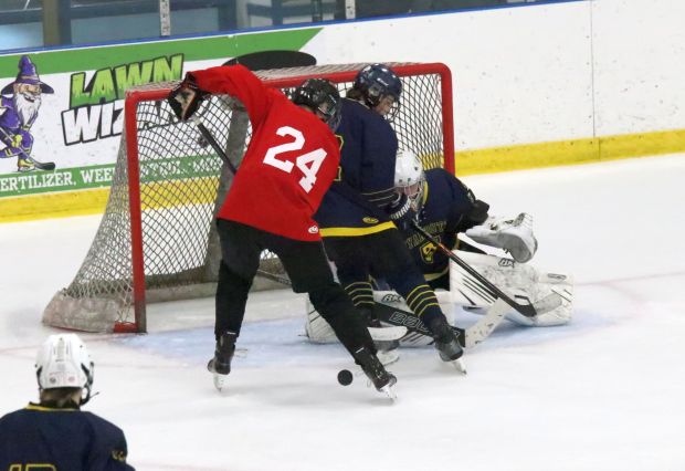 The annual high school ice hockey summer league held at...