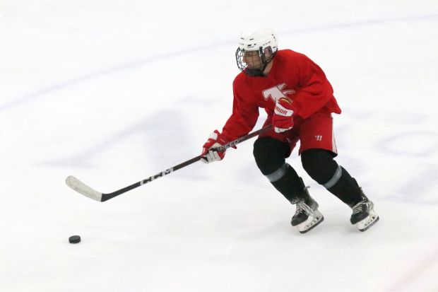 The annual high school ice hockey summer league held at...