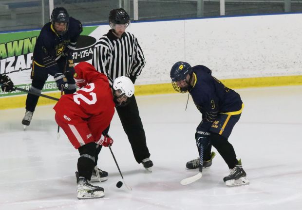 The annual high school ice hockey summer league held at...