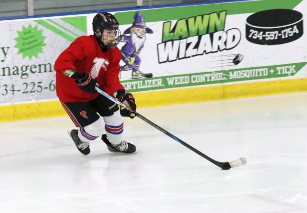 The annual high school ice hockey summer league held at...
