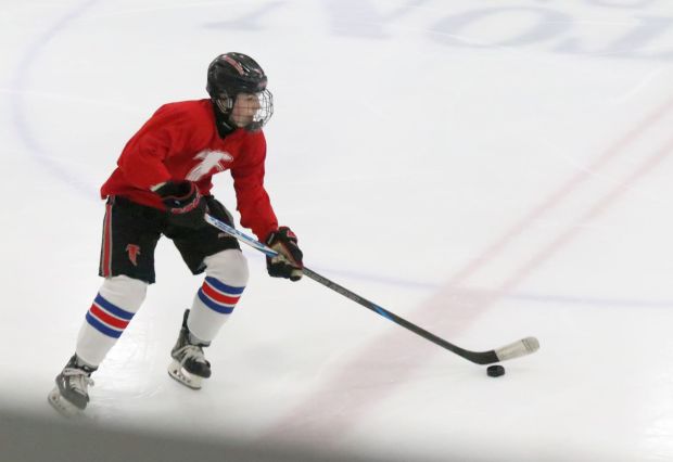 The annual high school ice hockey summer league held at...