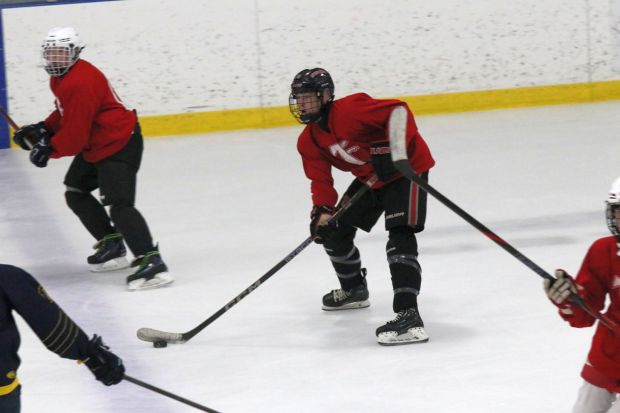 The annual high school ice hockey summer league held at...