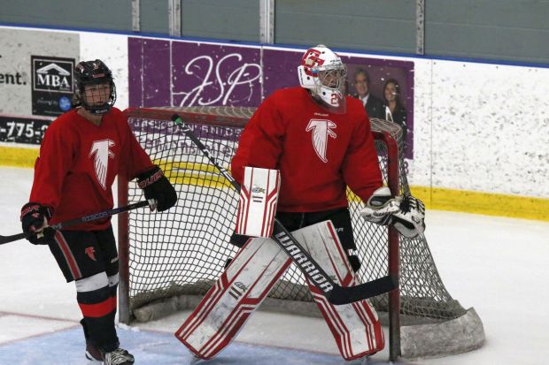 The annual high school ice hockey summer league held at...