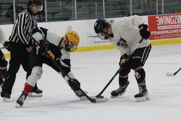 The Riverview Gabriel Richard ice hockey team earned a 2-0...