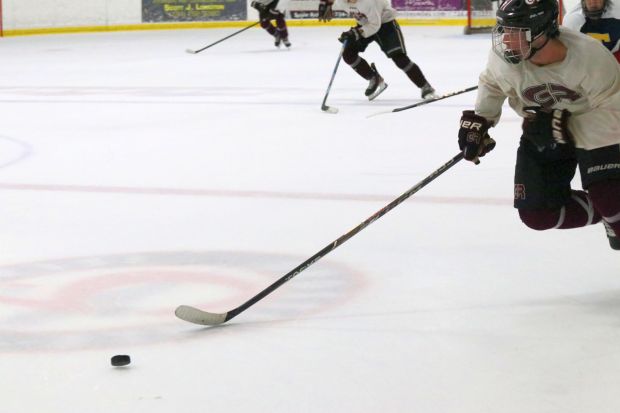 The Riverview Gabriel Richard ice hockey team earned a 2-0...