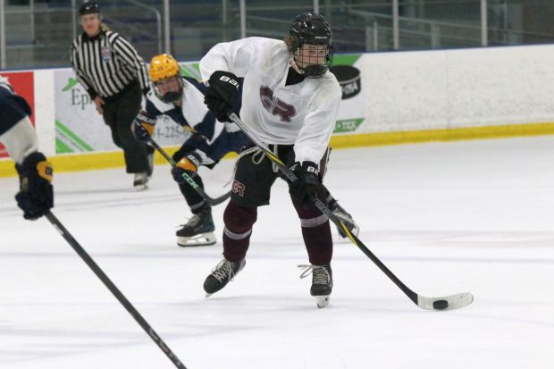 The Riverview Gabriel Richard ice hockey team earned a 2-0...