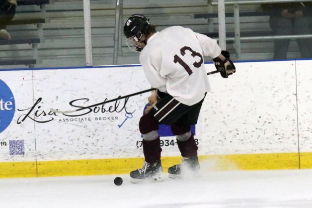 The Riverview Gabriel Richard ice hockey team earned a 2-0...