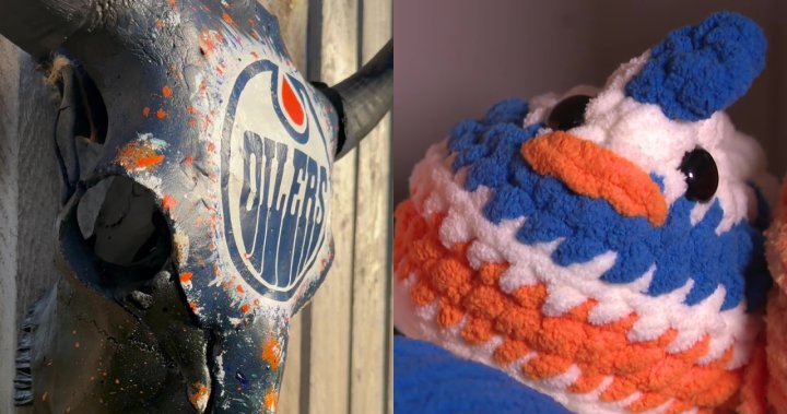 Artists craft unique Edmonton Oilers pieces during Stanley Cup final