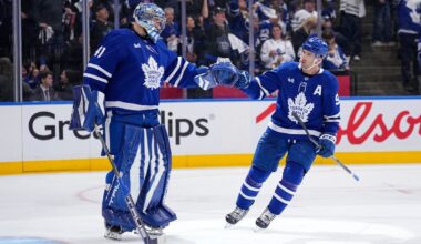 John Tavares highlights physicality, power play, while looking to improve after Game 1 win vs. Senators