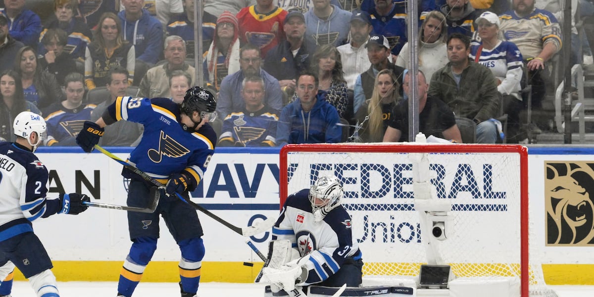 Connor Hellebuyck and the Jets host the Blues in Game 7 of their 1st-round NHL playoff series