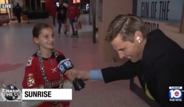 9-year-old Florida Panthers fan shares her love for hockey fights