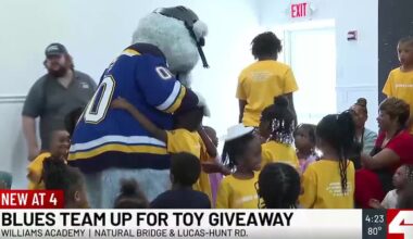 St. Louis Blues partner with nonprofit to donate to St. Louis County childcare center