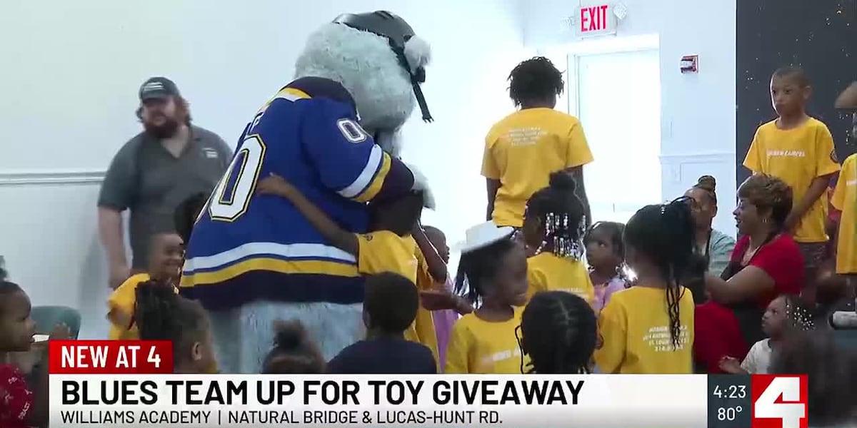 St. Louis Blues partner with nonprofit to donate to St. Louis County childcare center