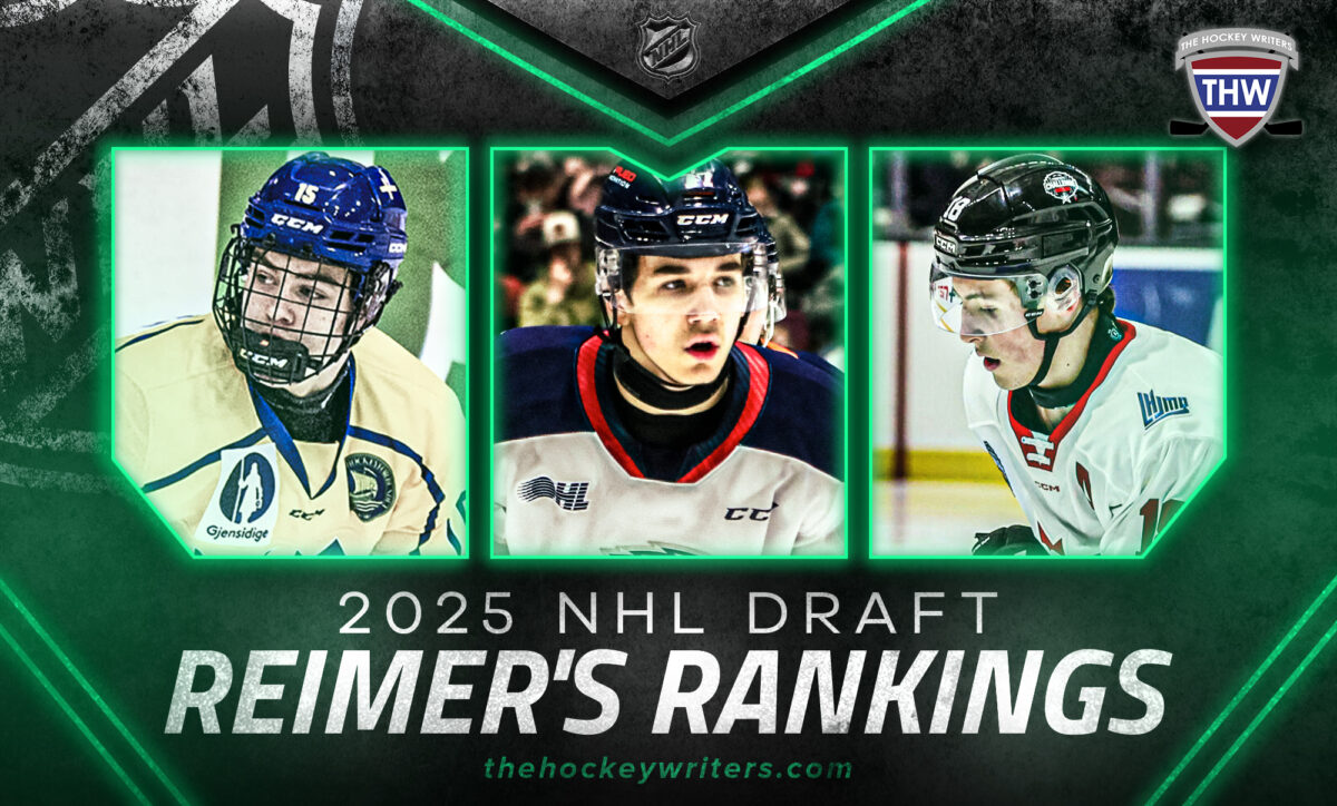 2025 NHL Draft Reimer's Rankings Michael Misa, Anton Frondell, and Caleb Desnoyers