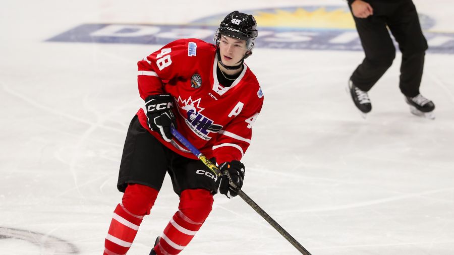 Matthew Schaefer, Utah Mammoth draft prospect....