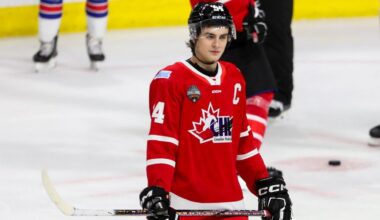 Utah Mammoth Draft Prospect, Porter Martone....