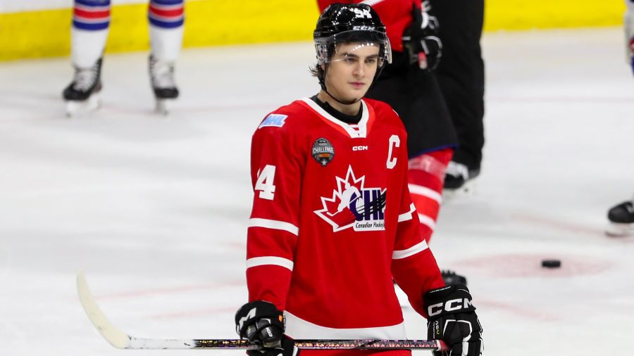 Utah Mammoth Draft Prospect, Porter Martone....