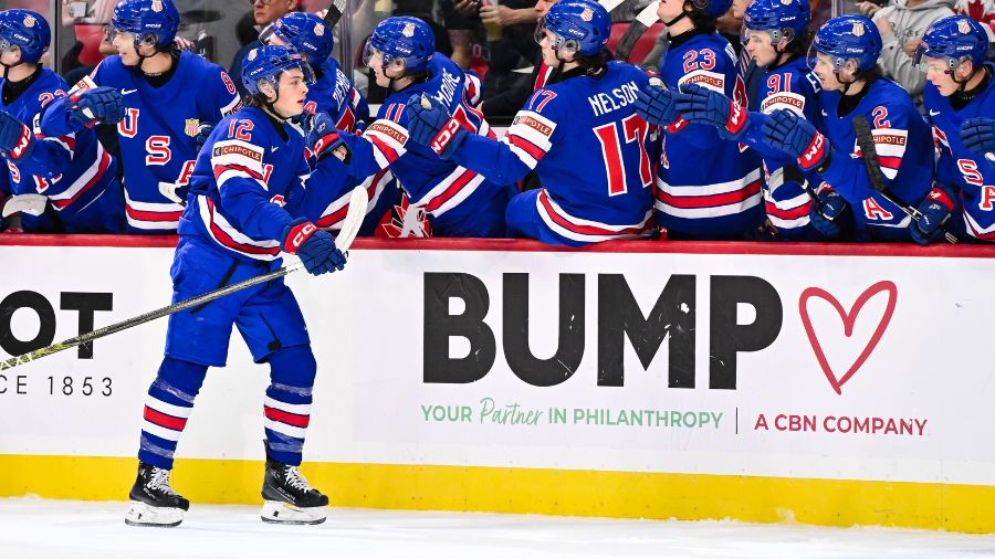 Utah Mammoth draft prospect, James Hagens....