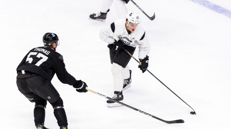 Tij Iginla Utah Hockey Club Development Camp...