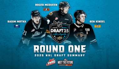 Nine WHL players selected in first round of 2025 NHL Draft