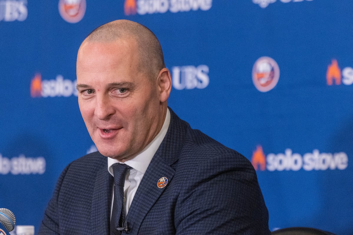 Islanders GM Mathieu Darche weighs his options in the NHL draft