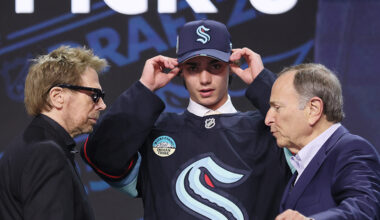 Seattle Kraken draft pick Jake O'Brien 2025...