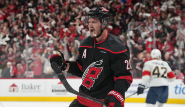 Carolina Hurricanes' Sebastian Aho & Frederik Andersen Picked for Finland & Denmark 2026 Olympic Rosters - The Hockey Writers - Carolina Hurricanes