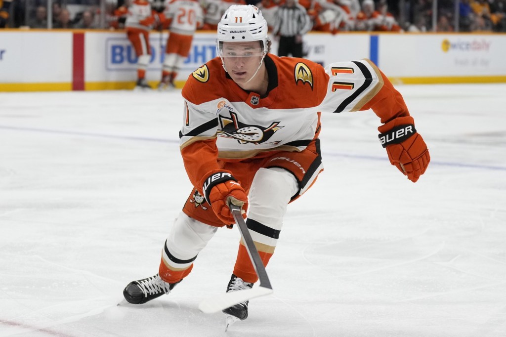 Flyers acquire center Trevor Zegras from Anaheim for Ryan Poehling, draft picks