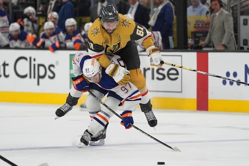 Oilers Golden Knights Hockey