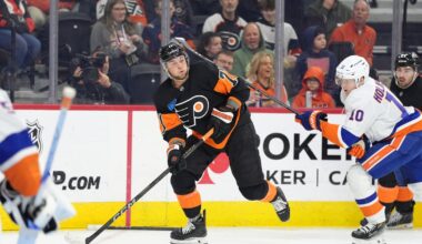 Tyson Foerster stays hot, Flyers beat Islanders in shootout to keep rolling