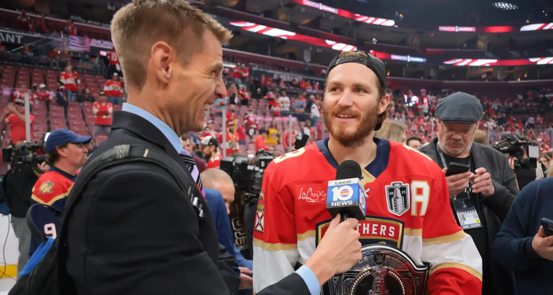 Matthew Tkachuk leads Florida Panthers' post-Stanley Cup Bahamas escape with family and teammates in style